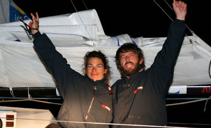 soldini parte per la tappa della les sables horta