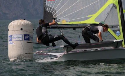 mondiale 49er sibello risalgono al terzo posto