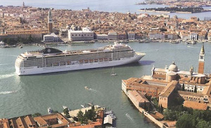 le crociere venezia vanno gonfie vele