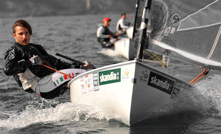 giorgio poggi ha vinto malcesine international finn cup