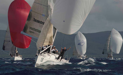 35 audi melges 20 in regata al marina di scarlino