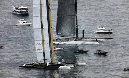 america cup annullata la prima regata