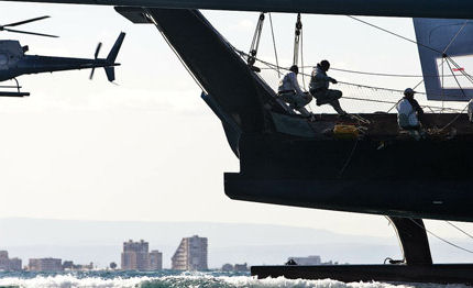 america cup 35 nodi sulla wing sail di oracle