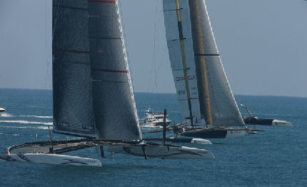america cup domani primo quot match ball quot per oracle