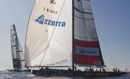 azzurra domani al via omega auckland match racing regatta