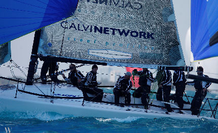 melges 32 soffrono un po gli italiani miami