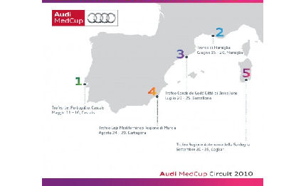 audi medcup 2010 cinque trofei cinque nomi