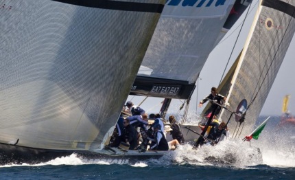 louis vuitton trophy secondo punto per azzurra