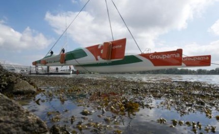 groupama torna in acqua per la route du rhum