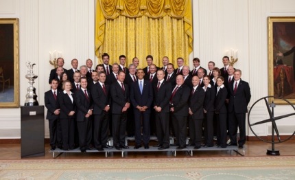 barak obama festeggia america cup