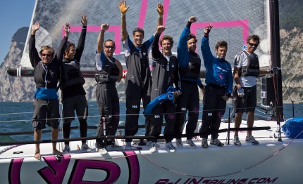 luca lalli fa suo audi melges 32 sailing series