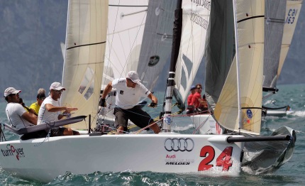 malcesine melges 20 prove nella giornata