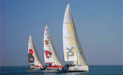 solitaire du figaro pietro ali parte su nova3