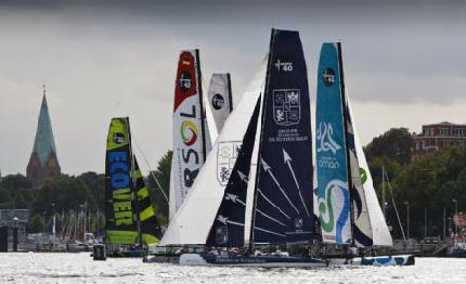 extreme 40 mike golding in testa kiel