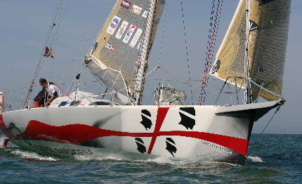 andrea mura presenta la sua route du rhum