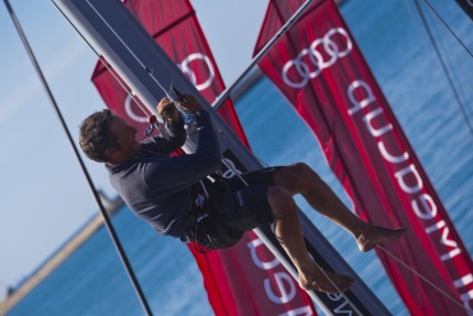 audi medcup cagliari il vento non si placa