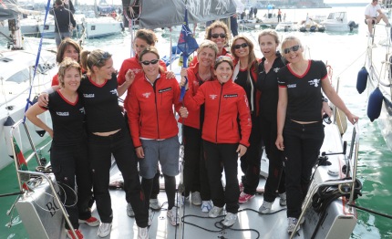 le stelle olimpiche alla barcolana