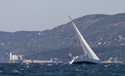 barcolana allenamenti con la bora