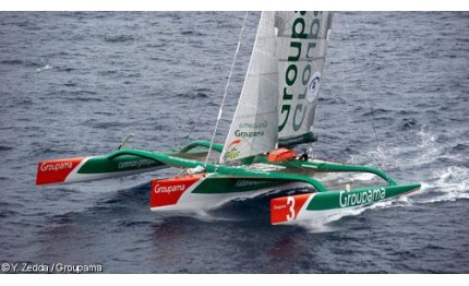 route du rhum per groupama un arrivo in notturna