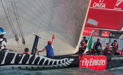 mascalzone inizio col botto al louis vuitton trophy