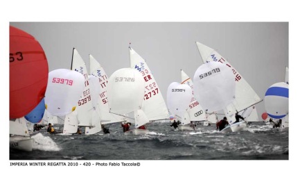 prima giornata di regate alla imperia winter regatta