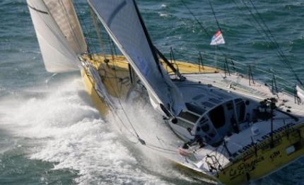 brad van liew sul vecchio tiscali di bianchetti in testa alla velux oceans