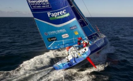 barcelona world race in testa virbac paprec