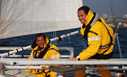 biondina nera partita la sfida al record di traversata atlantica