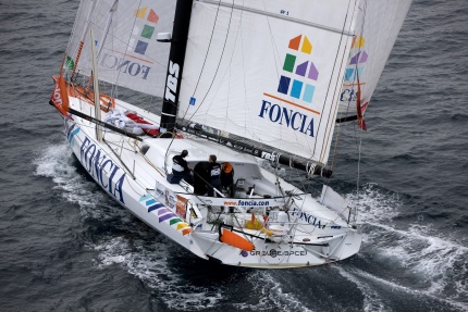 barcelona world race leaders di avvicinano alle porte di sicurezza