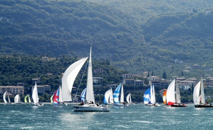 si chiude senza vento la winter cup del garda