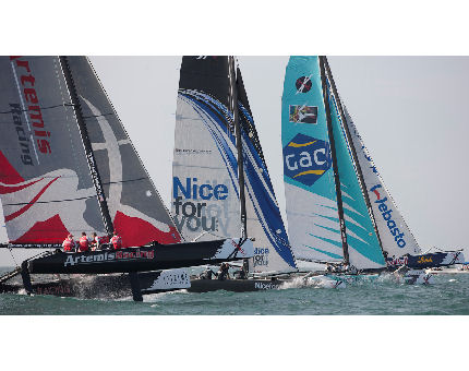 extreme sailing series vento forte in oman