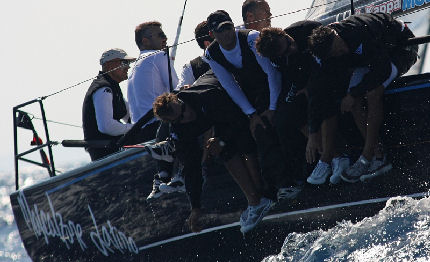 miami mascalzone in acqua con melges