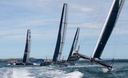 america cup in acqua hauraki gli ac45