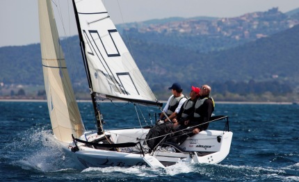 melges 20 scarlino applaude let roll