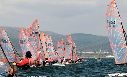 regata nazionale 29er podio tutto rosa