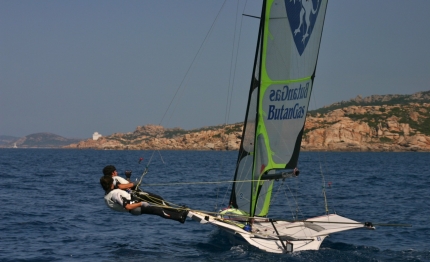 regata nazionale 49er porto pollo palau day
