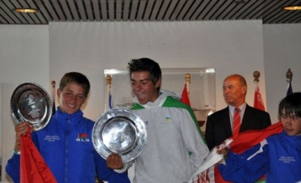 mattia onali campione del mondo under 15 nella classe techno 293