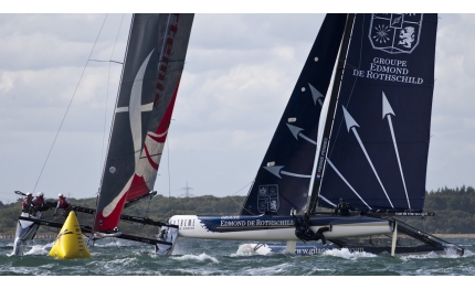 cowes extreme 40 va in testa luna rossa