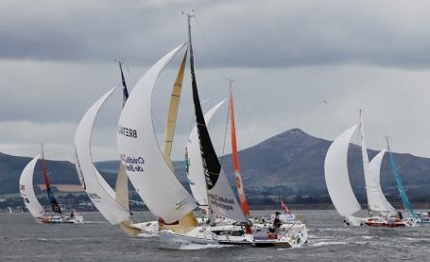 solitaire du figaro partita la tappa