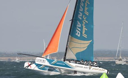 extreme 40 ben ainslie al timone di oman sail