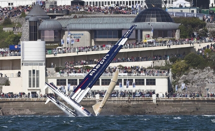 americas cup plymouth la giornata delle scuffie