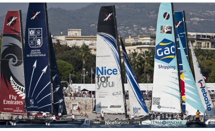 extreme 40 nizza regate come allo stadio