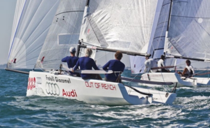 audi lli giacomel vince europeo melges