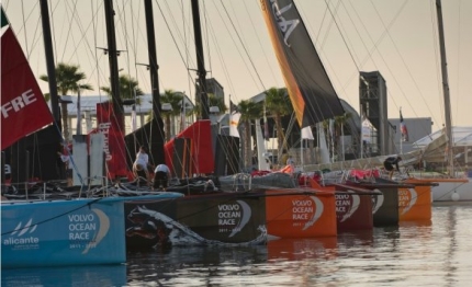 vor team telefonica primo nella regata di prova