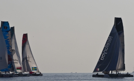 extreme 40 almeria oman air risorge con ben ainslie