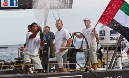 volvo ocean race la prima per abu dhabi