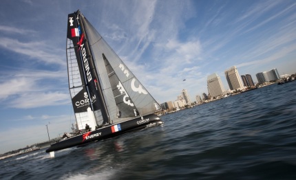 team iniziano gli allenamenti nella baia di san diego