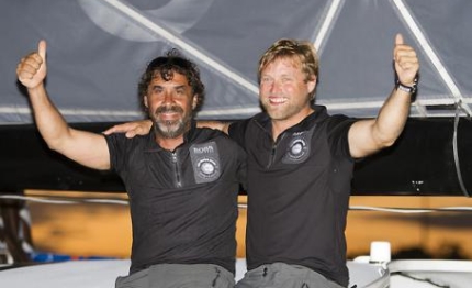 transat jacques vabre continuano gli arrivi