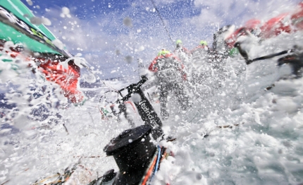 volvo ocean race per puma rifornimento volante