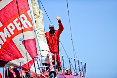 volvo ocean race camper taglia il traguardo al secondo posto